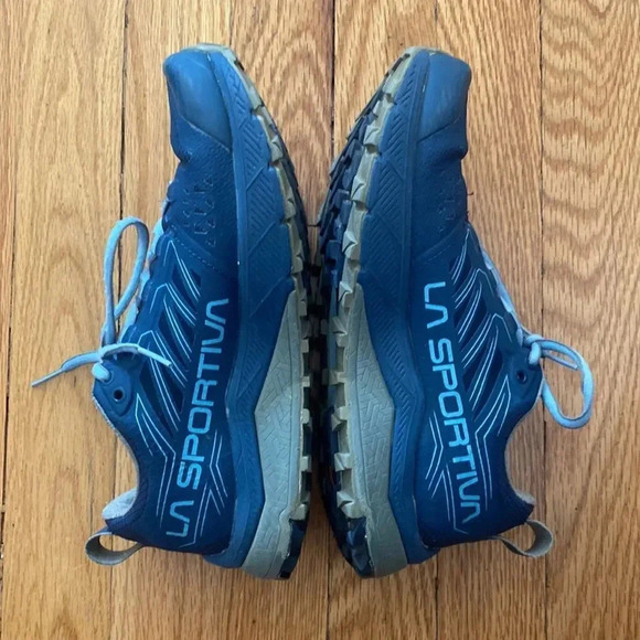 La Sportiva sz 6.5 blue ergonomic ortholite Jackal great pre owned condition - Picture 3 of 7